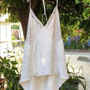 Lingerie style tank top